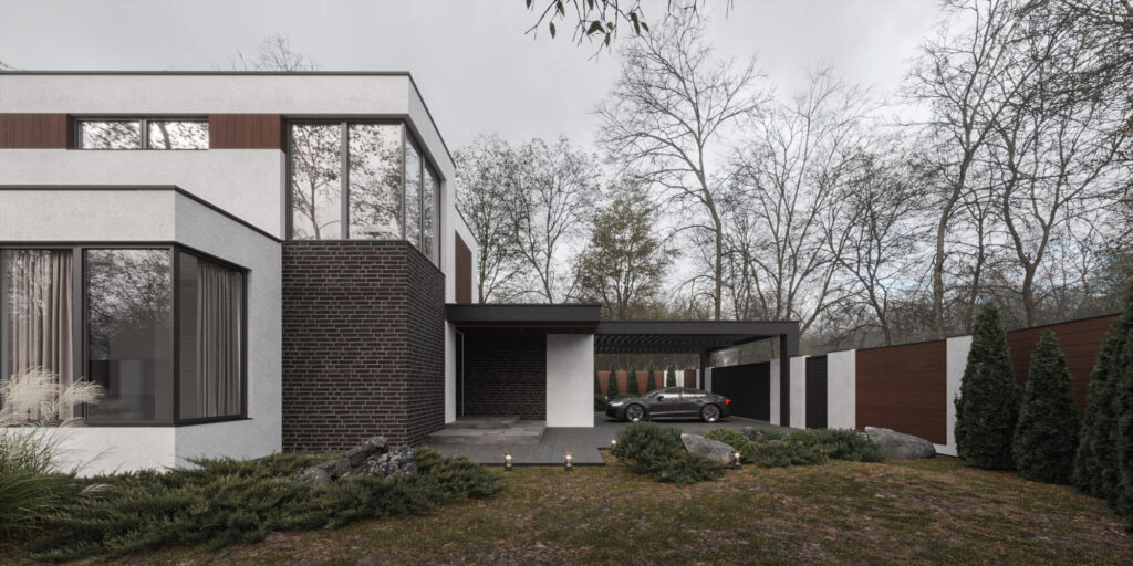 Сучасний двоповерховий будинок A2 HOUSE