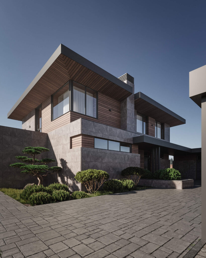 Сучасний двоповерховий будинок BD HOUSE