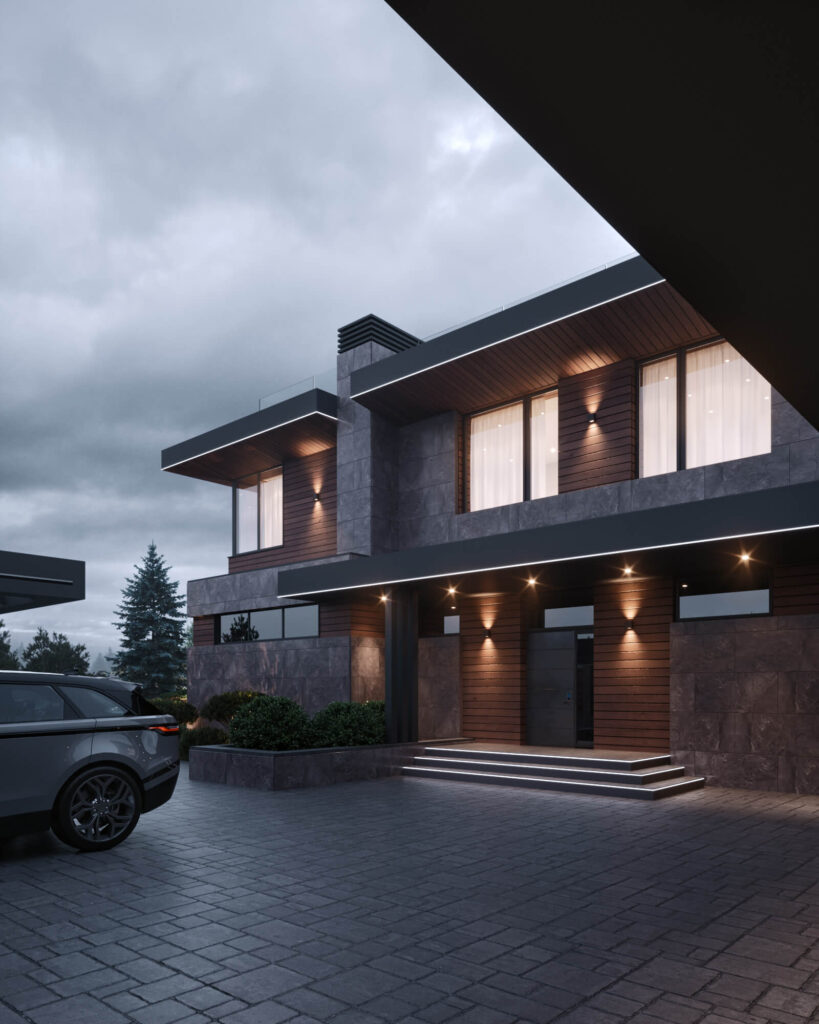 Сучасний двоповерховий будинок BD HOUSE