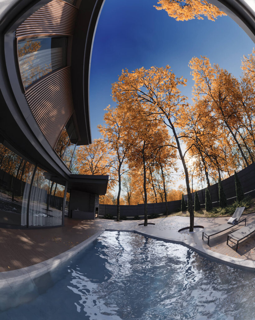 Сучасний двоповерховий будинок CV HOUSE
