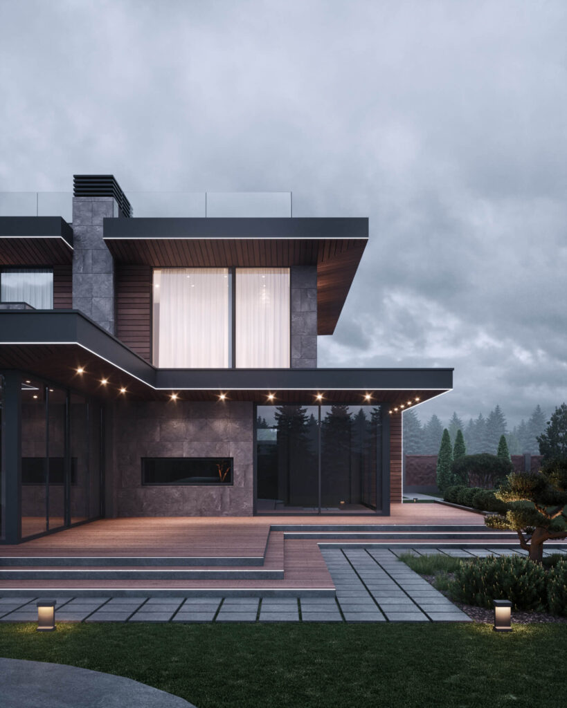Сучасний двоповерховий будинок BD HOUSE