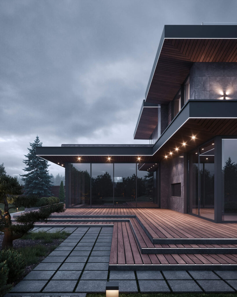 Сучасний двоповерховий будинок BD HOUSE