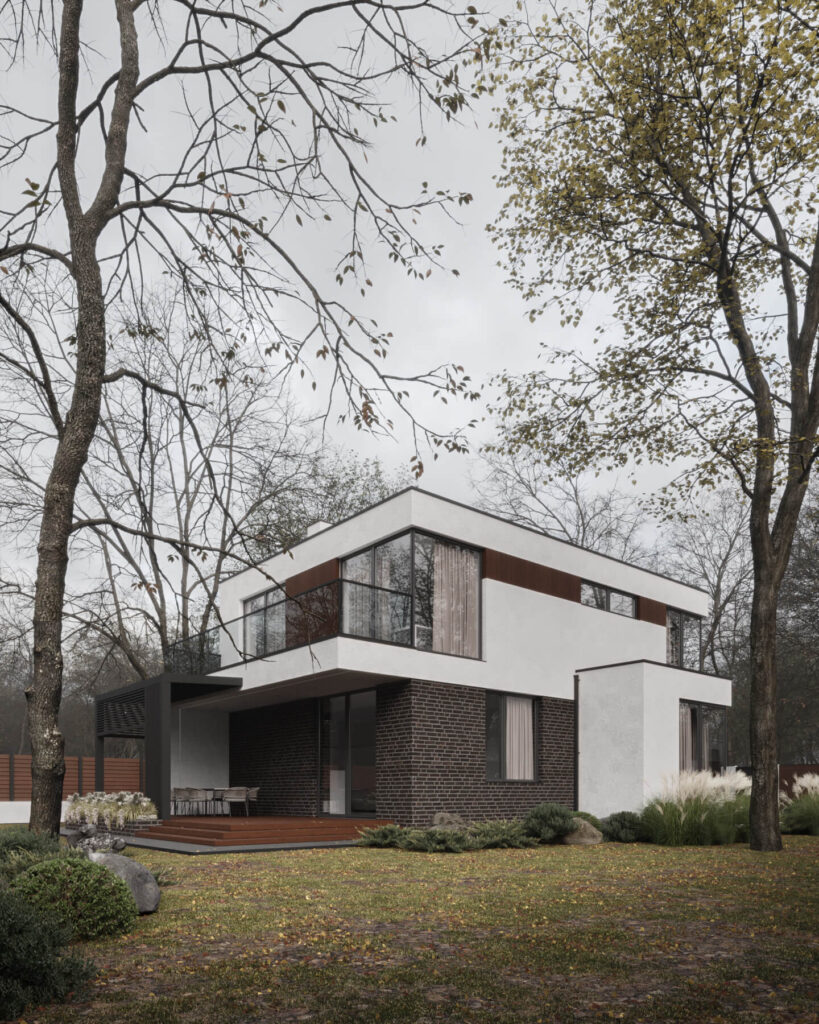 Сучасний двоповерховий будинок A2 HOUSE