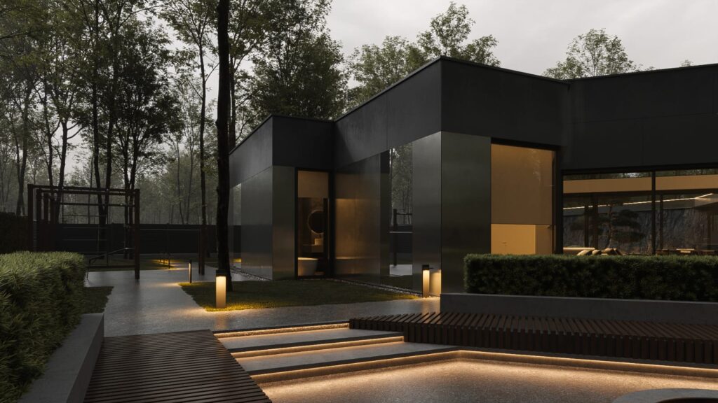 Сучасний одноповерховий будинок ELEMENS HOUSE
