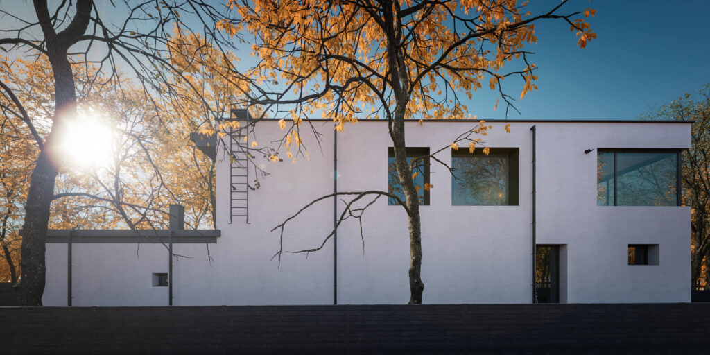 Сучасний двоповерховий будинок CV HOUSE