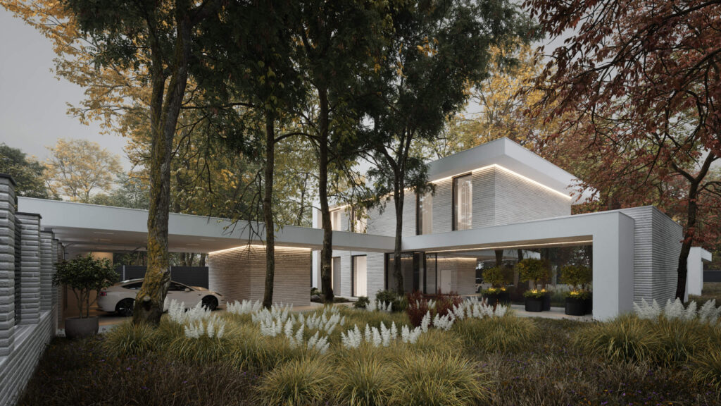 Сучасний двоповерховий будинок LHT HOUSE