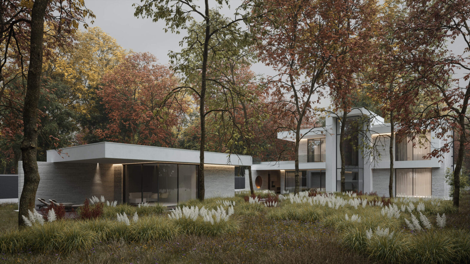 Сучасний двоповерховий будинок LHT HOUSE банний комплекс