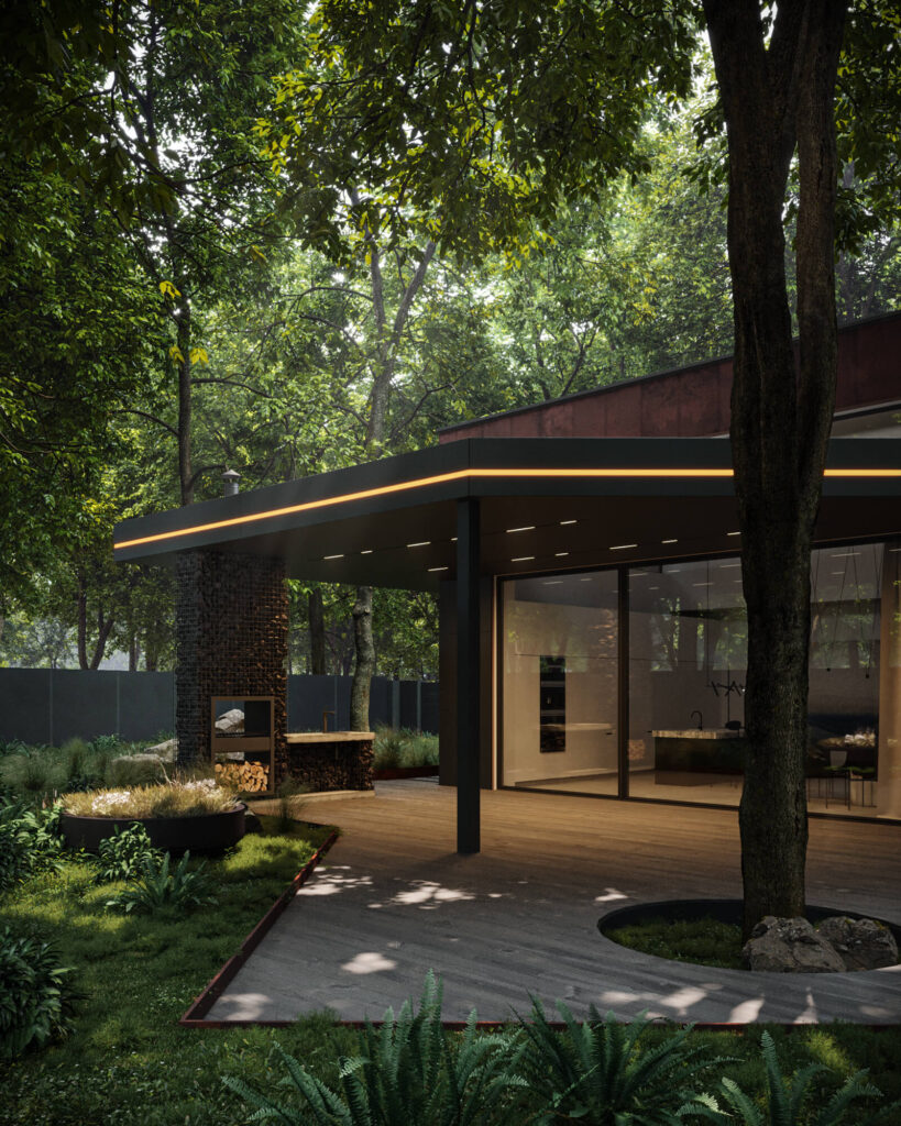 Сучасний одноповерховий будинок GRST HOUSE