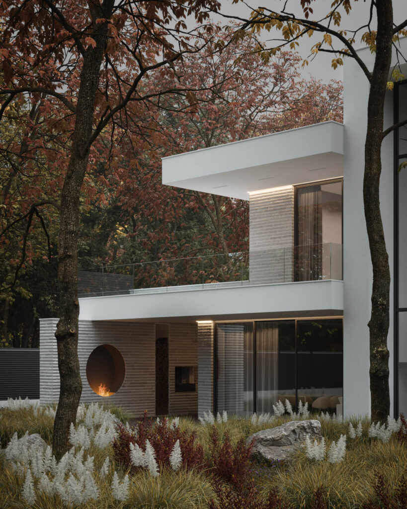 Сучасний двоповерховий будинок LHT HOUSE