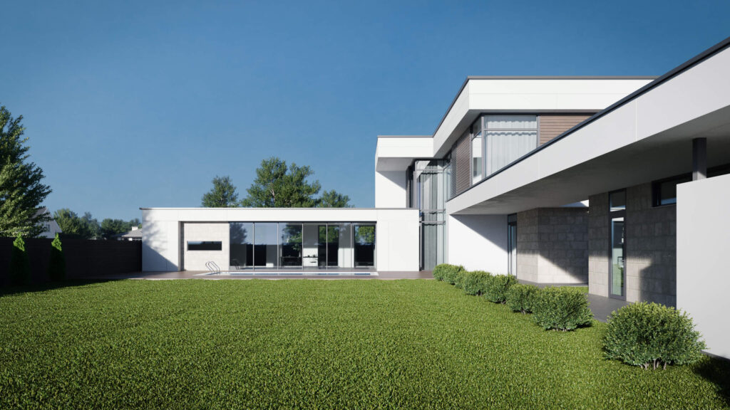 Сучасний двоповерховий будинок IVR HOUSE