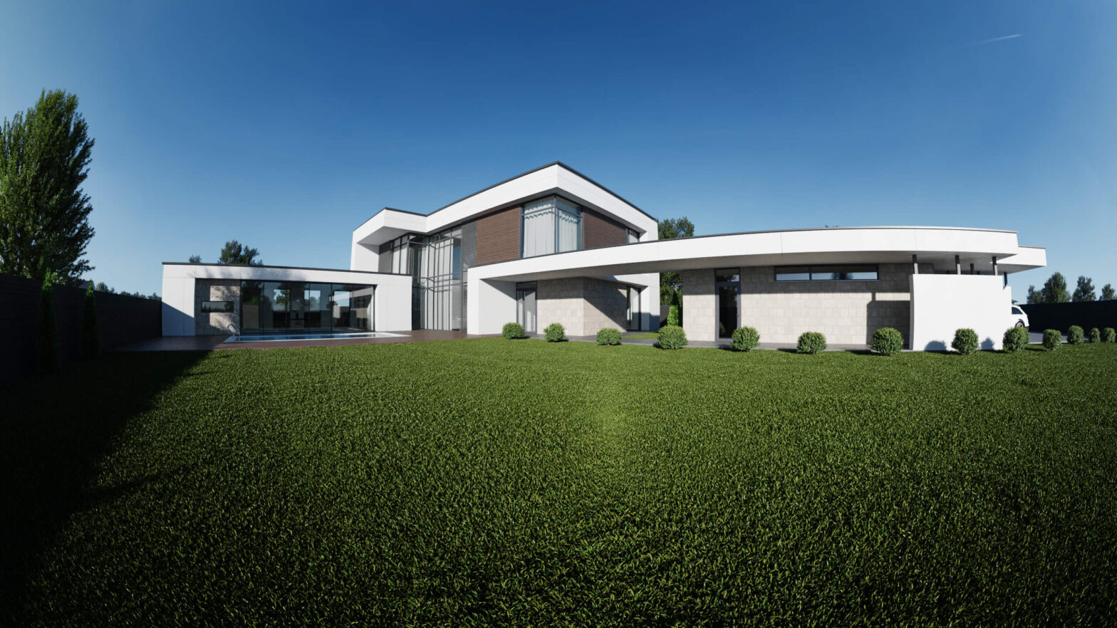 Сучасний двоповерховий будинок IVR HOUSE