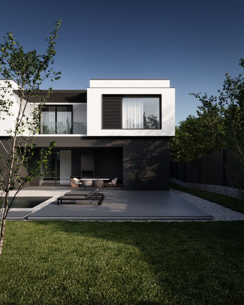 Сучасний двоповерховий будинок FRND HOUSE з бассейном